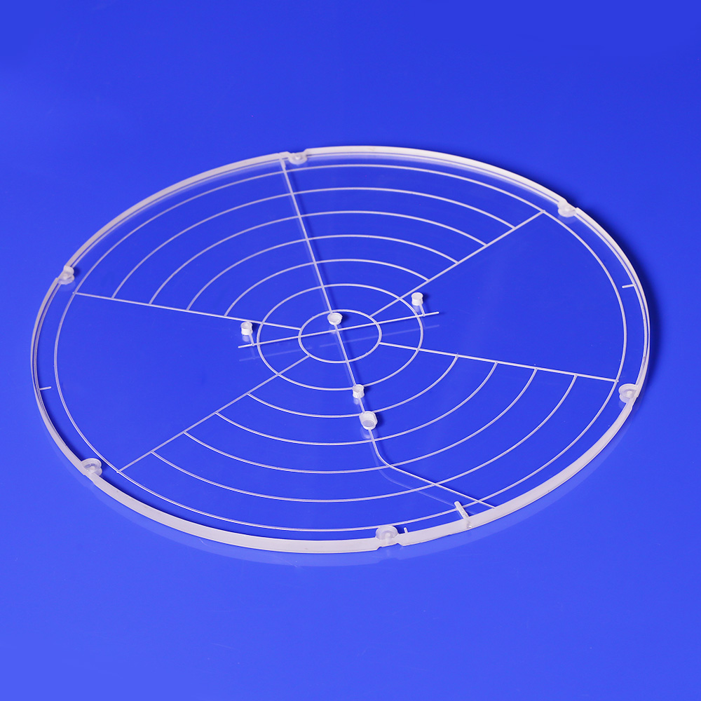 Custom CNC Laser Drilling Quartz Plate